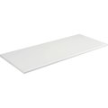 Global Industrial Workbench Top - Plastic Laminate Safety Edge, Light Gray, 60 W x 30 D x 1-5/8 Thick 601364